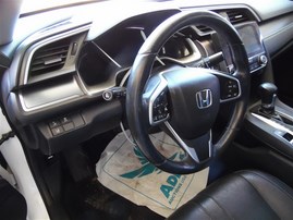 2016 Honda Civic EX-L White Sedan 1.5L Turbo AT #A24914